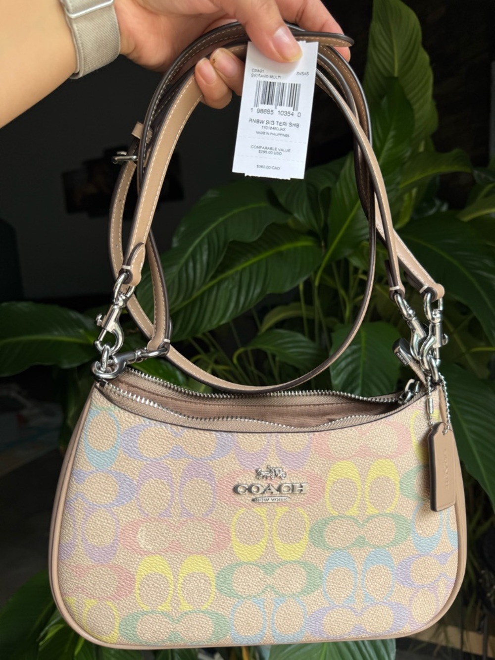 Coach Rainbow Teri Shoulder Bag